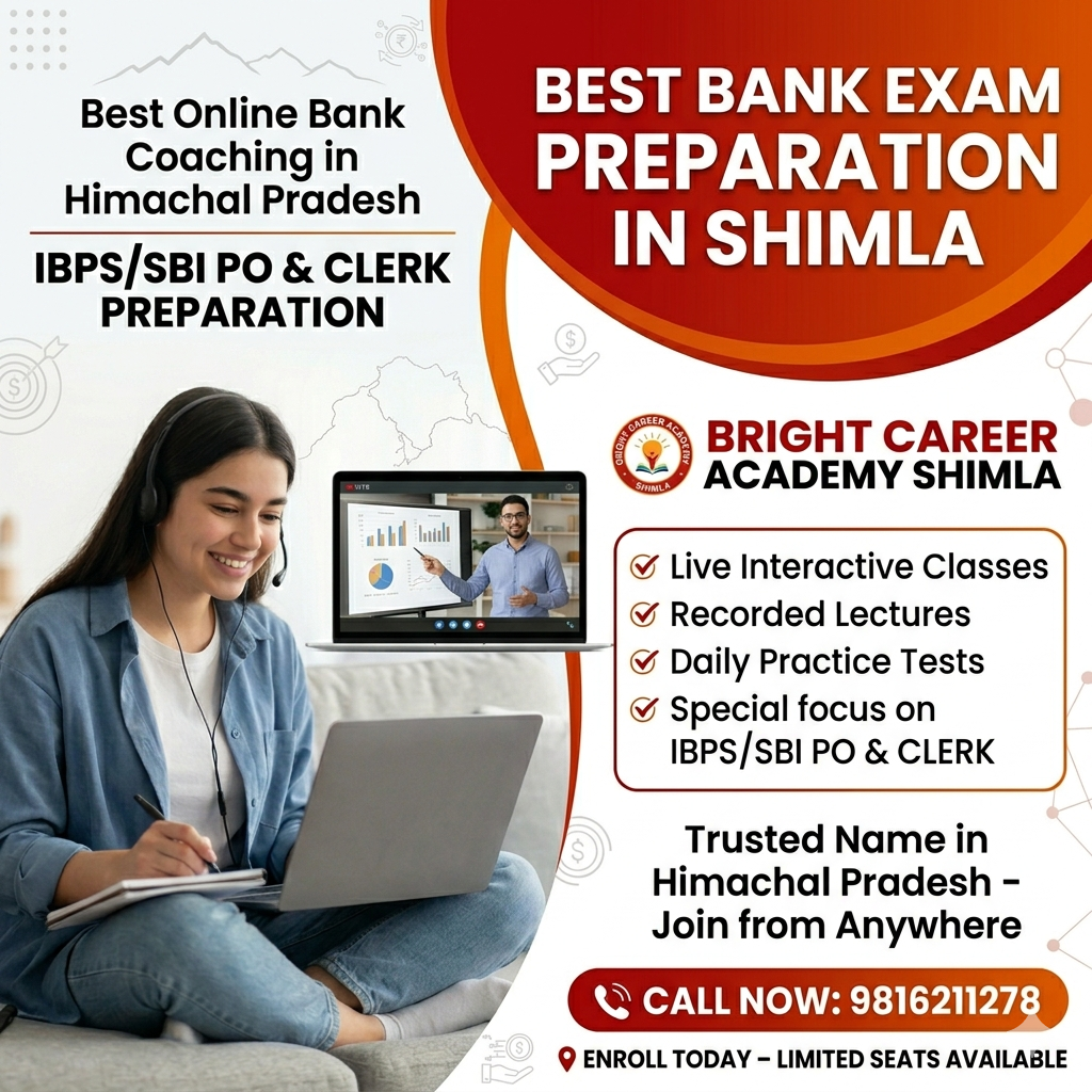 Best Bank Exam Preparation in Shimla